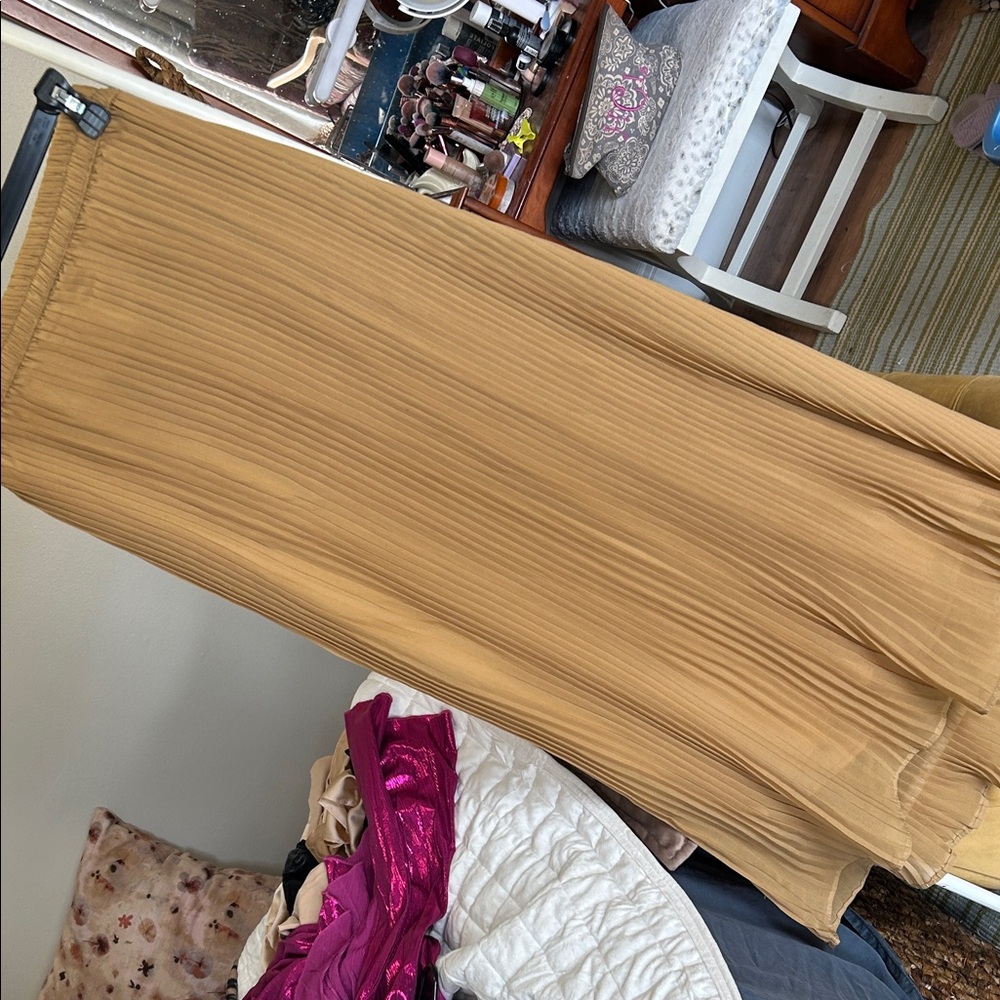 Chic Tan Maxi Skirt